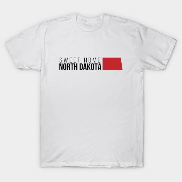 Sweet Home North Dakota T-Shirt by Novel_Designs